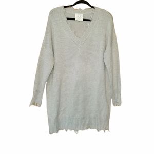 Fantastic Fawn Rough Hewn Hem Sweater Dress Medium